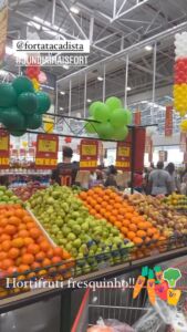 campanha fortatac influencer blogueirafamosa foto de hortifruti