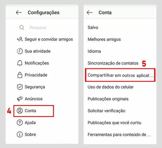 Tutorial de v&iacute;nculo entre instagram e facebook_4_5